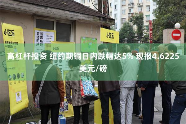 高杠杆投资 纽约期铜日内跌幅达5% 现报4.6225美元/磅