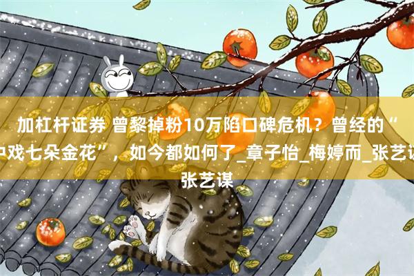 加杠杆证券 曾黎掉粉10万陷口碑危机？曾经的“中戏七朵金花”，如今都如何了_章子怡_梅婷而_张艺谋
