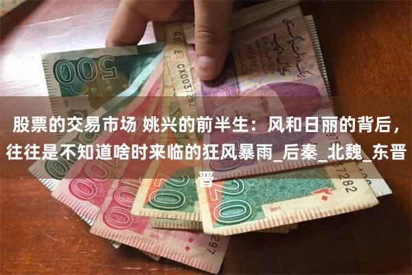 股票的交易市场 姚兴的前半生：风和日丽的背后，往往是不知道啥时来临的狂风暴雨_后秦_北魏_东晋