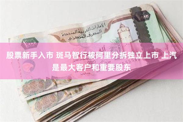 股票新手入市 斑马智行被阿里分拆独立上市 上汽是最大客户和重要股东